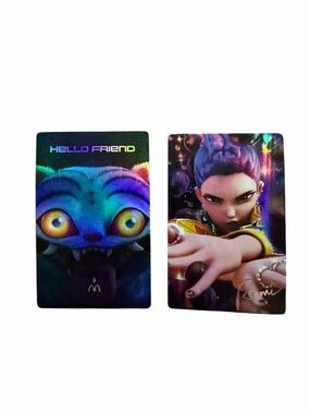 2026 McDonald’s K-Pop Demon Hunters RUMI Holofoil Trading Card - Rare 3-Diamond